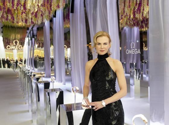 Nicole Kidman inaugura la exposición «Her Time» de Omega en Milán