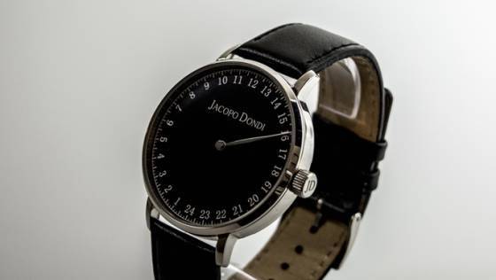 La cara fresca del nuevo reloj de 24 horas de Jacopo Dondi 