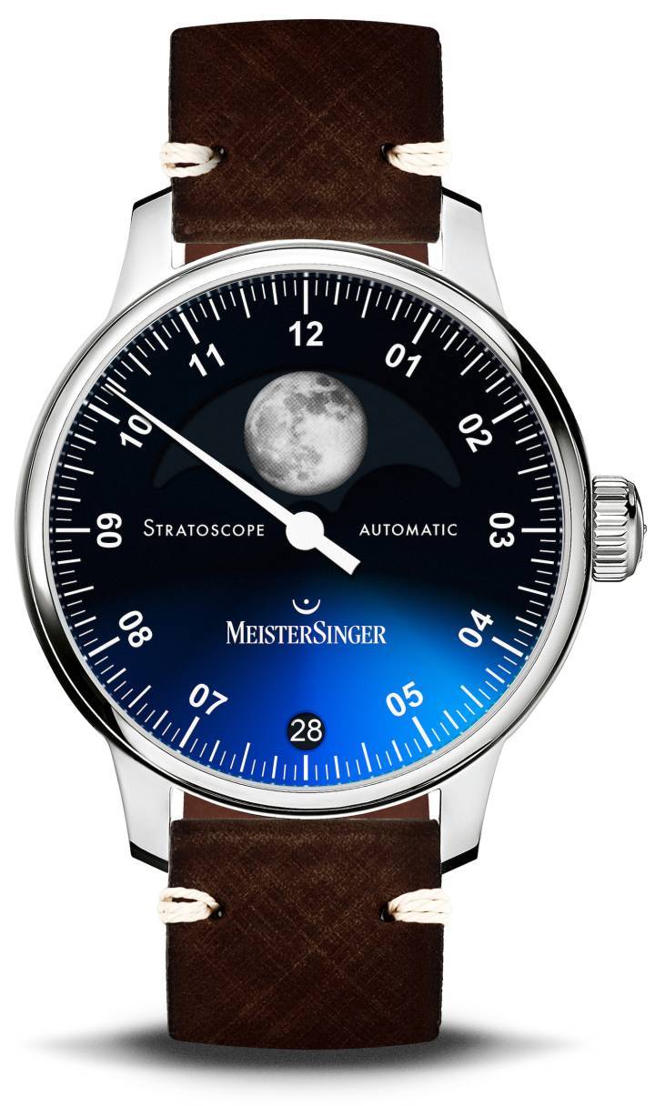 El MeisterSinger Stratoscope con una luna hiper-realista