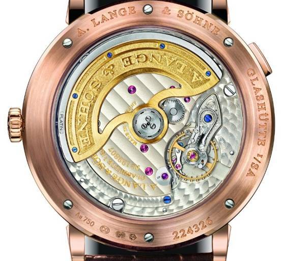 La luna de Sajonia sobre A. Lange & Söhne