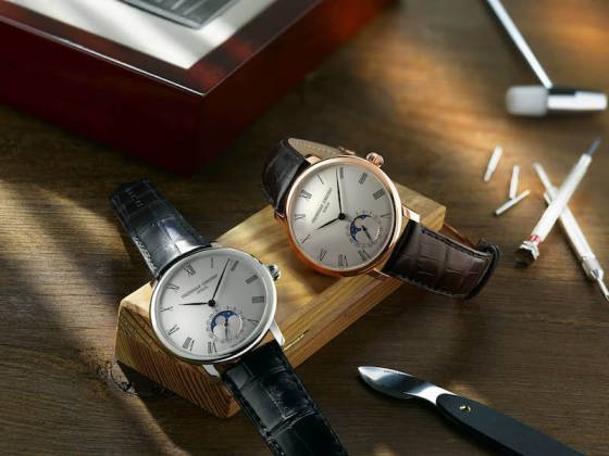 ¿Que hace al Frédérique Constant Slimline Moonphase Manufacture «atemporal»?
