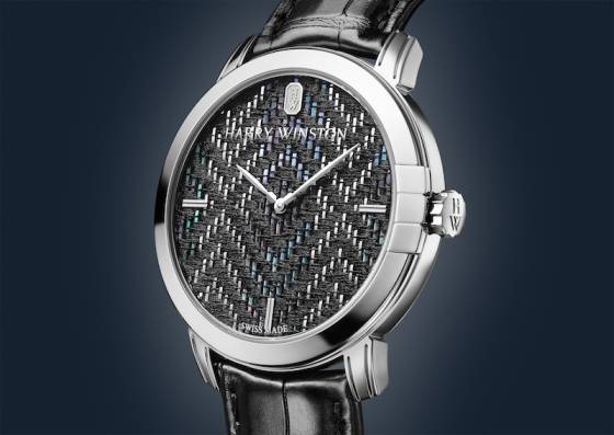 De como Harry Winston incorpora un lujoso tejido en su Midnight Collection 