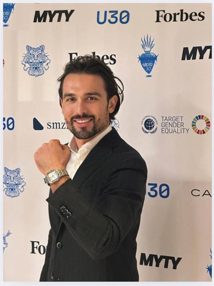 Federico Ziviani, de Gerald Charles, gana el premio Forbes Under 30