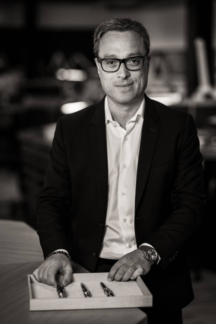 Nicolas Baretzki, CEO of Montblanc since 2017Nicolas Baretzki, CEO de Montblanc desde 2017