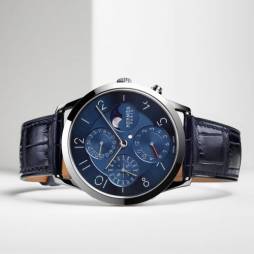 SLIM QUANTIÈME PERPETUEL PLATINE de Hermès