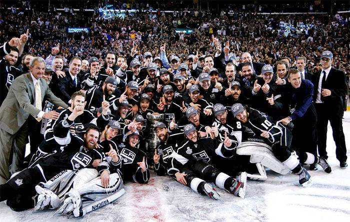 El LA Kings Hockey Team