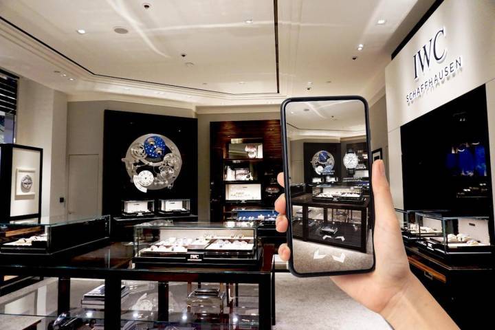 Visita remota de una boutique de IWC gracias a la realidad virtual