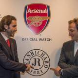 Robert Pires y Bruno Grande en BaselWorld 2014