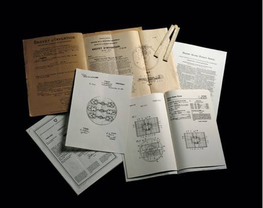 Las patentes de las colecciones en el Museo de Girard-Perregaux