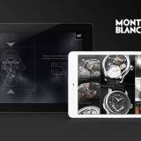 Pantallas de la Montblanc Timepieces iPad app
