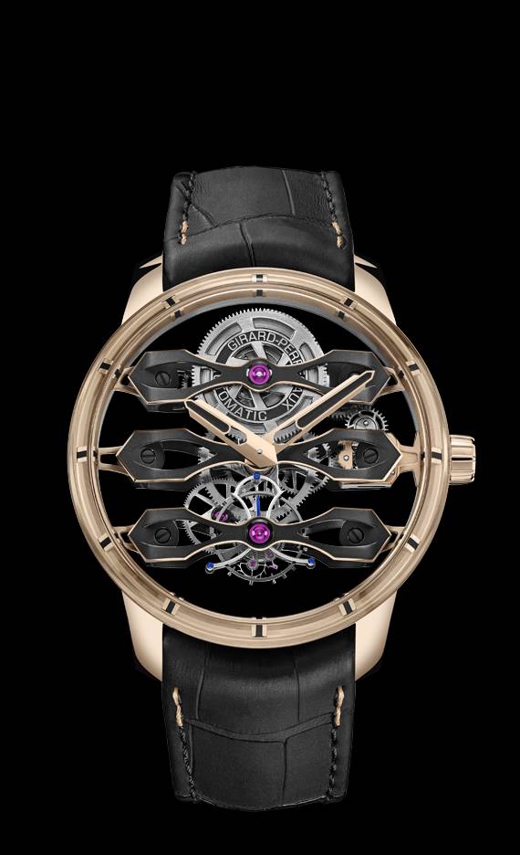 Nuevo Tourbillón de Girard-Perregaux con Tres Puentes Volantes