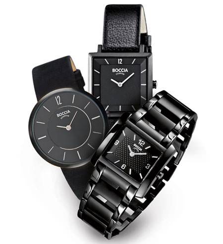 Los últimos modelos BOCCIA TITANIUM – Sinfonía en negro