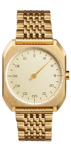 Slow Mo 04 de Slow Watches (Esfera de Oro & Brazalete de Oro)