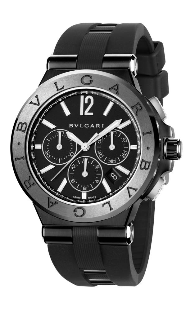 Diagono Ultranero Chronograph (Detalles en Plata/Blanco)