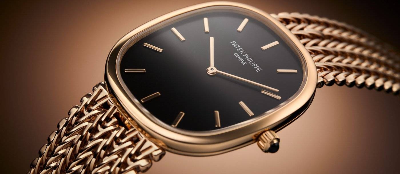  Patek Philippe renueva el Golden Ellipse con la pulsera estilo cadena