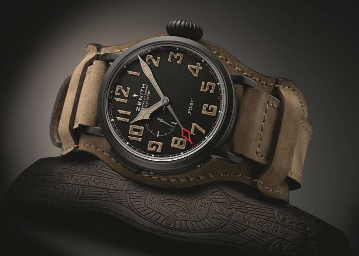 El Zenith Pilot Montre d'Aéronef Type 20 GMT 1903