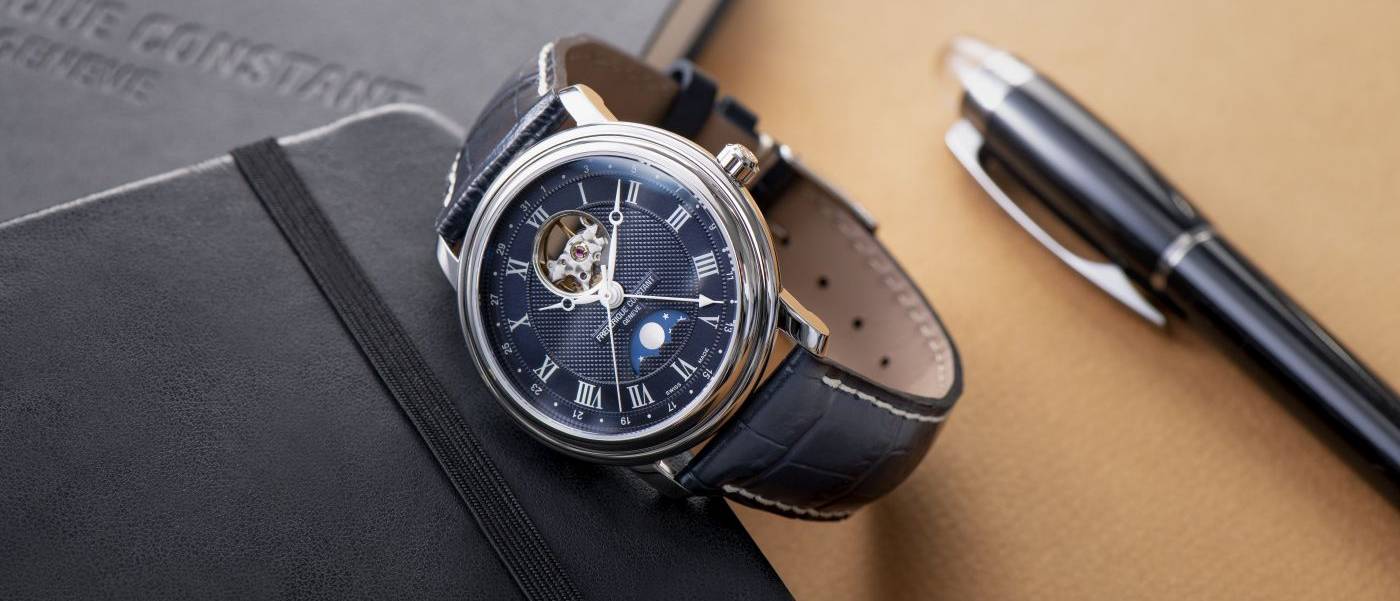 Frédérique Constant: un refinado Classics Heart Beat Moonphase Date