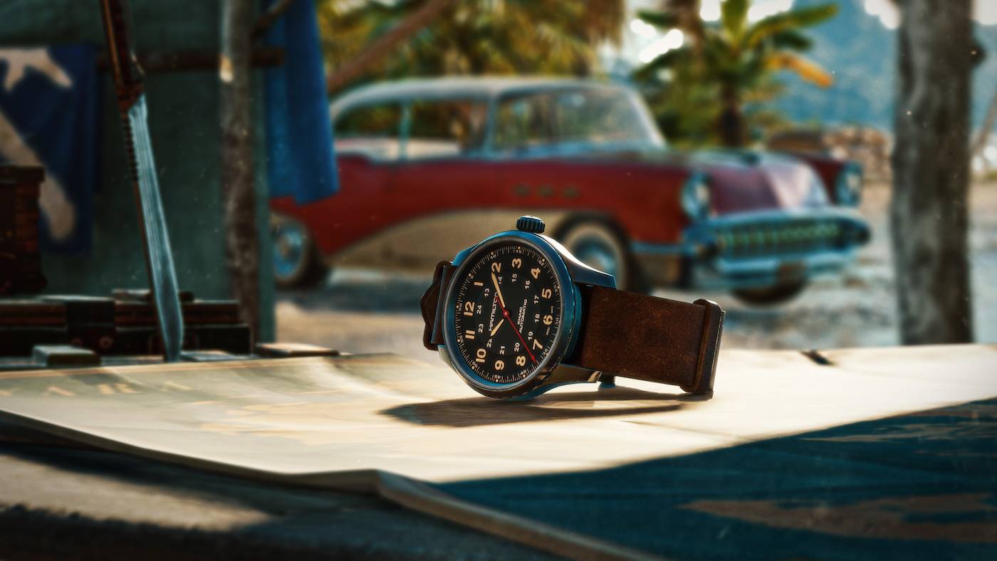 Hamilton Far Cry® 6 Field Watch: Aventura dentro y fuera de la pantalla