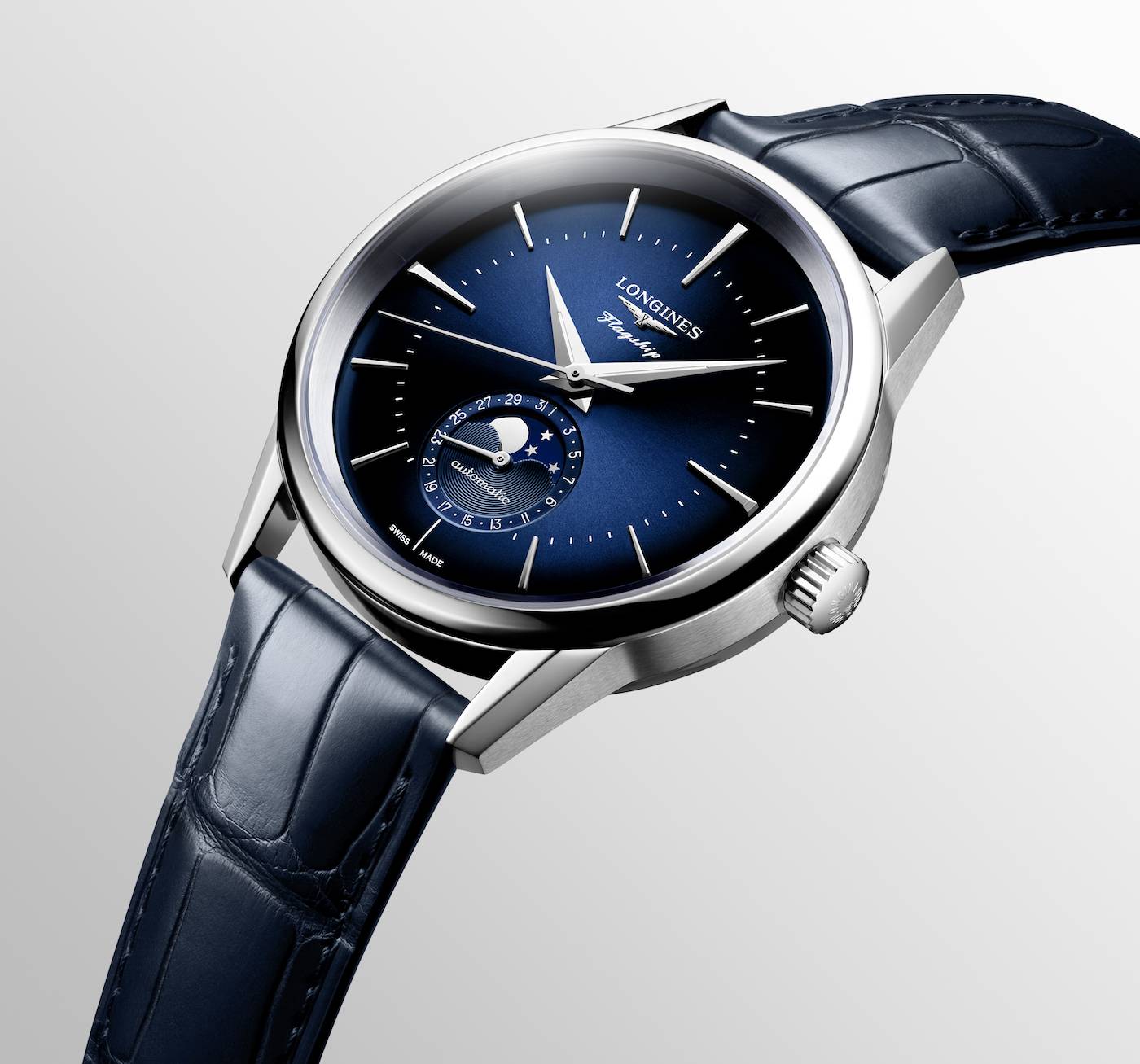 Longines: nuevos modelos Flagship Heritage con función de fase lunar