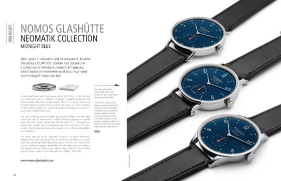NOMOS GLASHÜTTE Neomatik Collection - Azul de media noche
