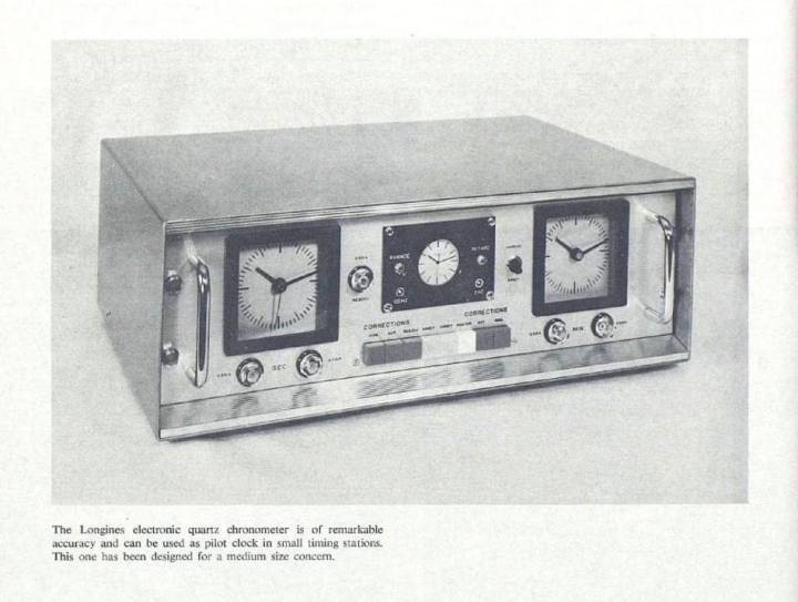 Longines desarrolló relojes de cuarzo ultra-precisos en la década de 1950 para cronometraje científico y deportivo.