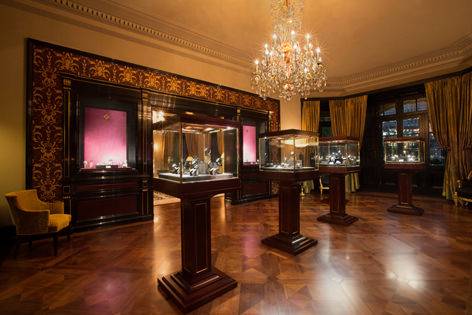 El interior de la Maison Patek Philippe en Shanghai