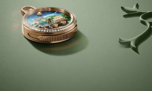Louis Vuitton único ‘Escale à Asnières' Pocket Watch