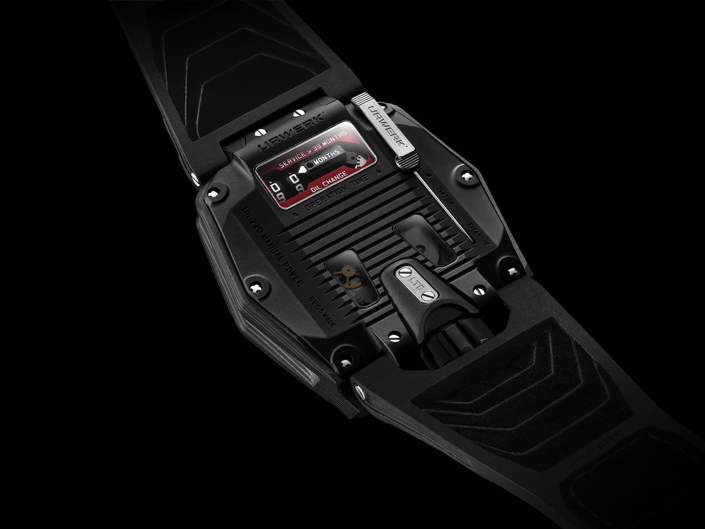 Nuevo Urwerk's UR-220 SL Asimov: Luces en la noche