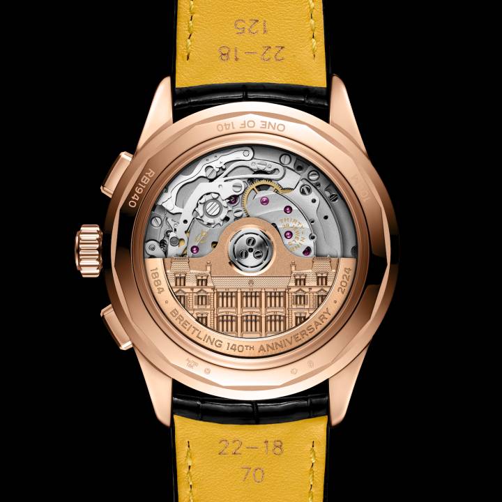 Breitling presenta un exclusivo movimiento cronógrafo con calendario perpetuo