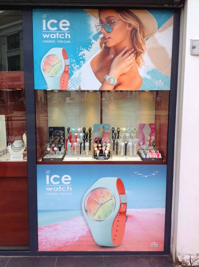 Una tienda Ice-Watch en Francia. La marca también comenzará a distribuir la marca Japonesa Citizen.