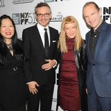De izquierda a derecha: Rose Kuo, Laurent Vinay, Andrea Arnold, Ralph Fiennes