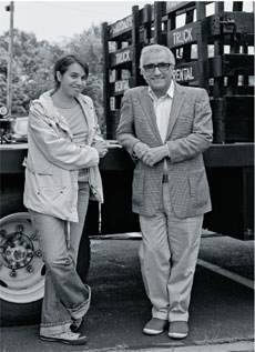 El Mentor de Rolex Martin Scorsese con su protegida Celina Murga
