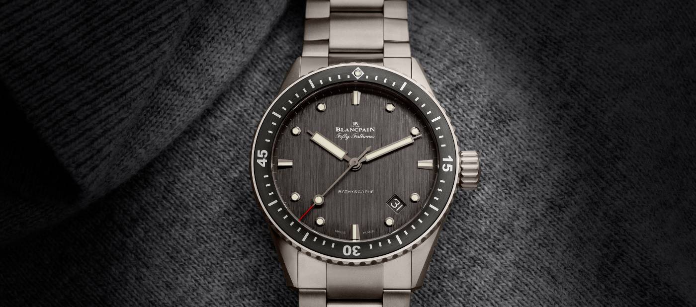 Blancpain presenta un nuevo Bathyscaphe en titanio