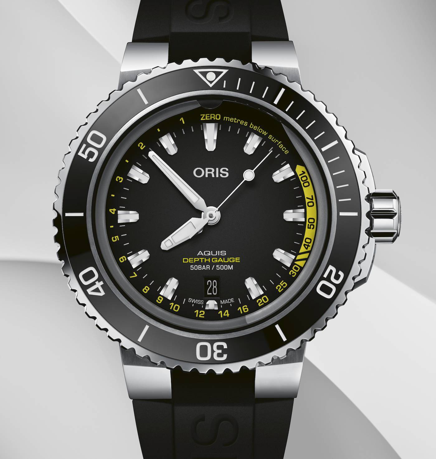 Oris: regreso a las profundidades con el Aquis Depth Gauge