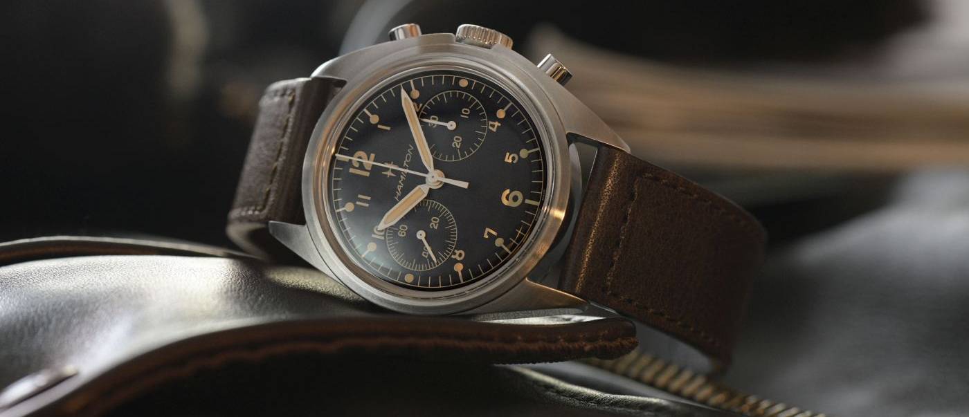 El nuevo Khaki Pilot Pioneer Mechanical Chronograph de Hamilton