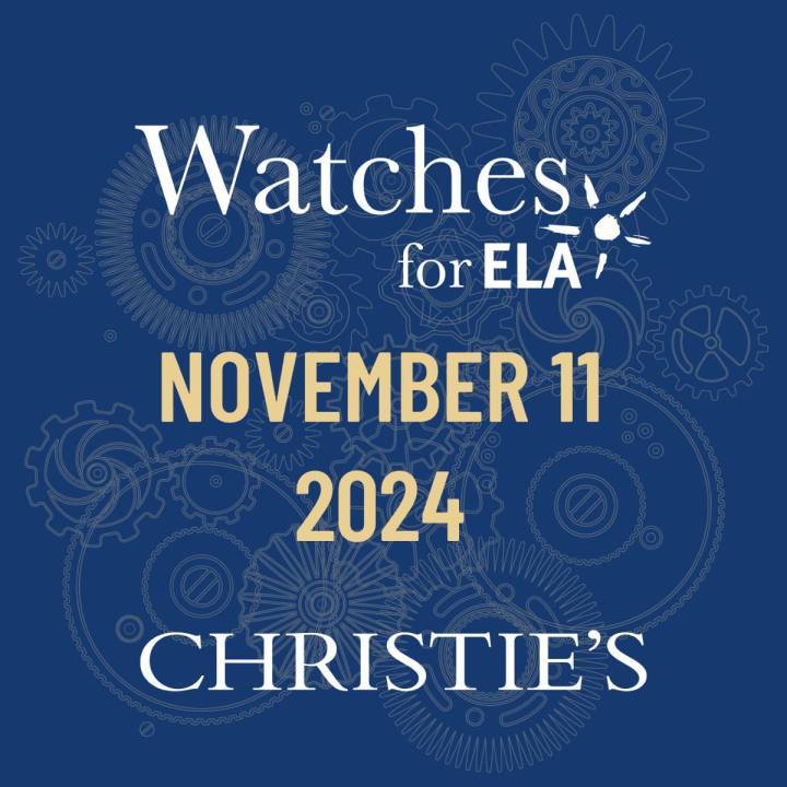 Christie's Ginebra celebrará una subasta benéfica para la Fundación ELA el 11 de Noviembre