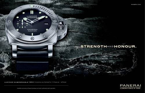 Nueva campaña publicitaria de Panerai