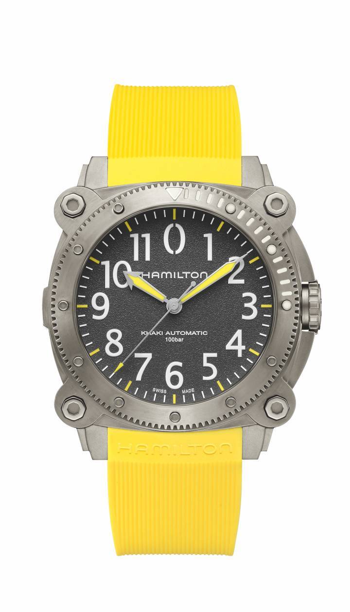 Hamilton Khaki Navy BeLOWZERO ahora legible bajo el agua