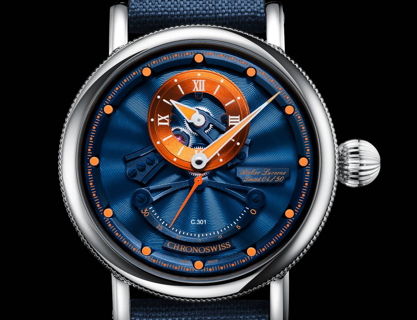 Presentando el Chronoswiss Open Gear ReSec Kingfisher