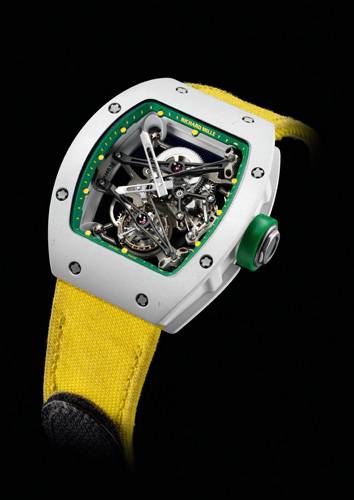 El prototipo del Yohan Blake Tourbillon de Richard Mille