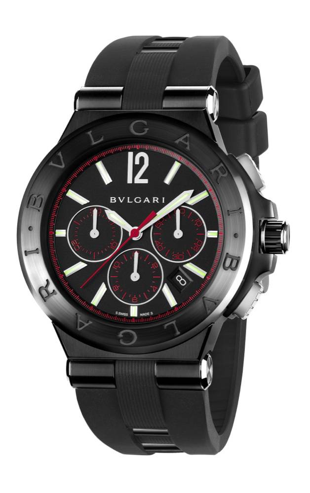 Diagono Ultranero Chronograph (Detalles en Rojo)