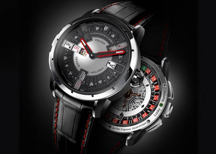 Poker de Christophe Claret (anverso y reverso)