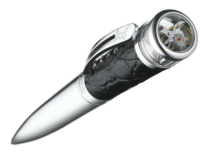 The TF Est. 1968 Tourbillon Open Side Roller Pen (Acero)