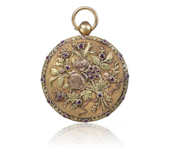Reloj de bolsillo de oro amarillo, 1815.