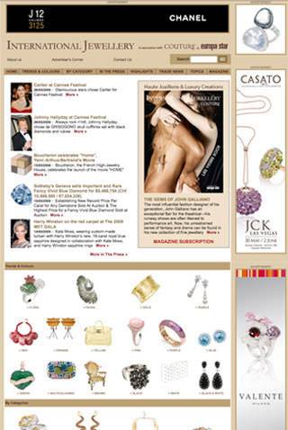 International Jewellery (IJ) junto a las estrellas, presentando su joyería