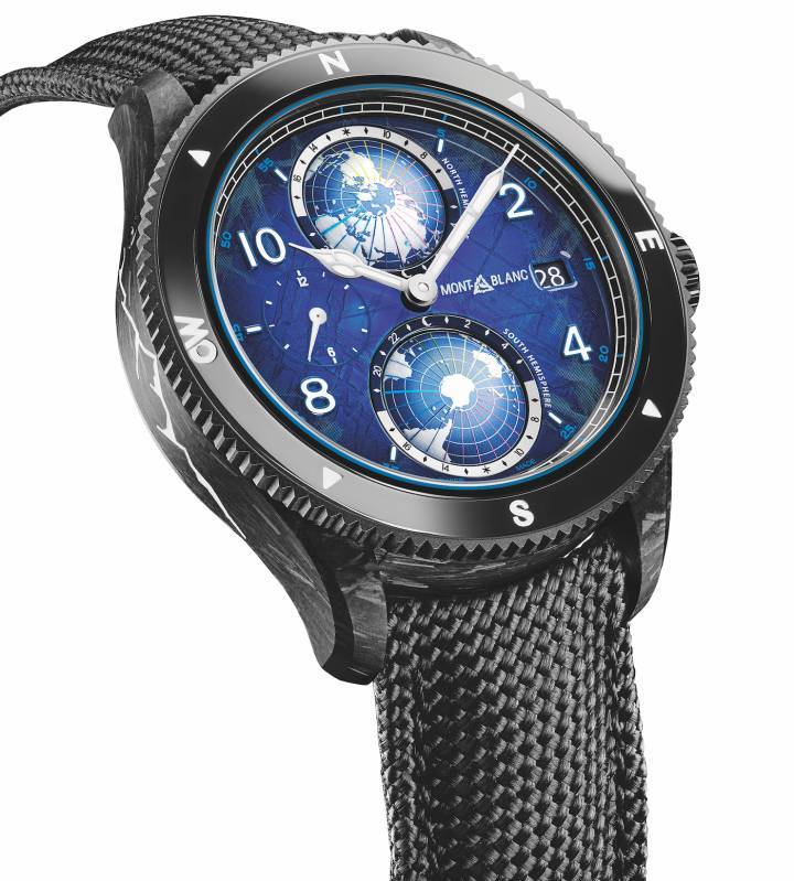 Montblanc presenta el 1858 Geosphere 0 Oxygen CARBO2 para Only Watch 2023