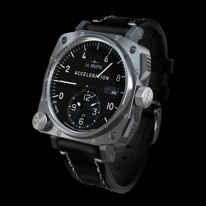 Los DMG Pilot Instruments integran un medidor de g totalmente funcional y un reloj de pulsera. Estará disponible en un futuro próximo.