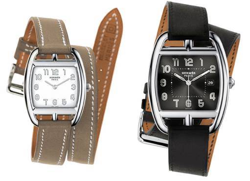Cape Cod Tonneau acero engastado de Hermès