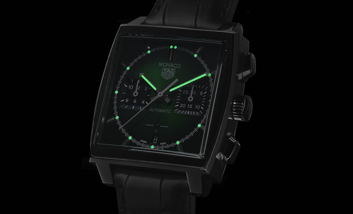 TAG Heuer presenta un Monaco con esfera verde