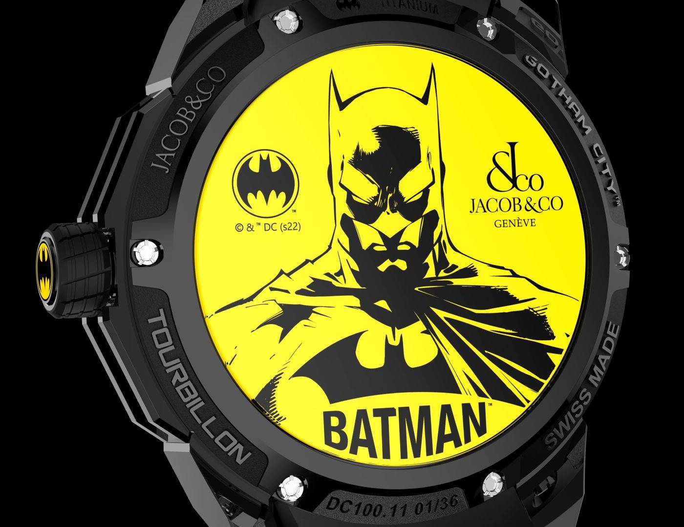 Jacob & Co. se asocia con Warner Bros. y DC para el reloj Gotham City